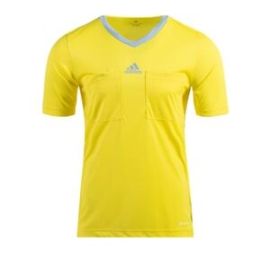 NEW ADIDAS Bright Yellow Referee 22 Jersey Sz S